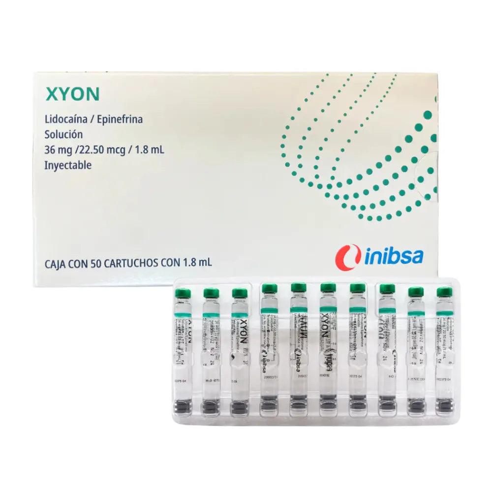 Xyon Anestesia Lidocaina 2% Vidrio Inibsa*