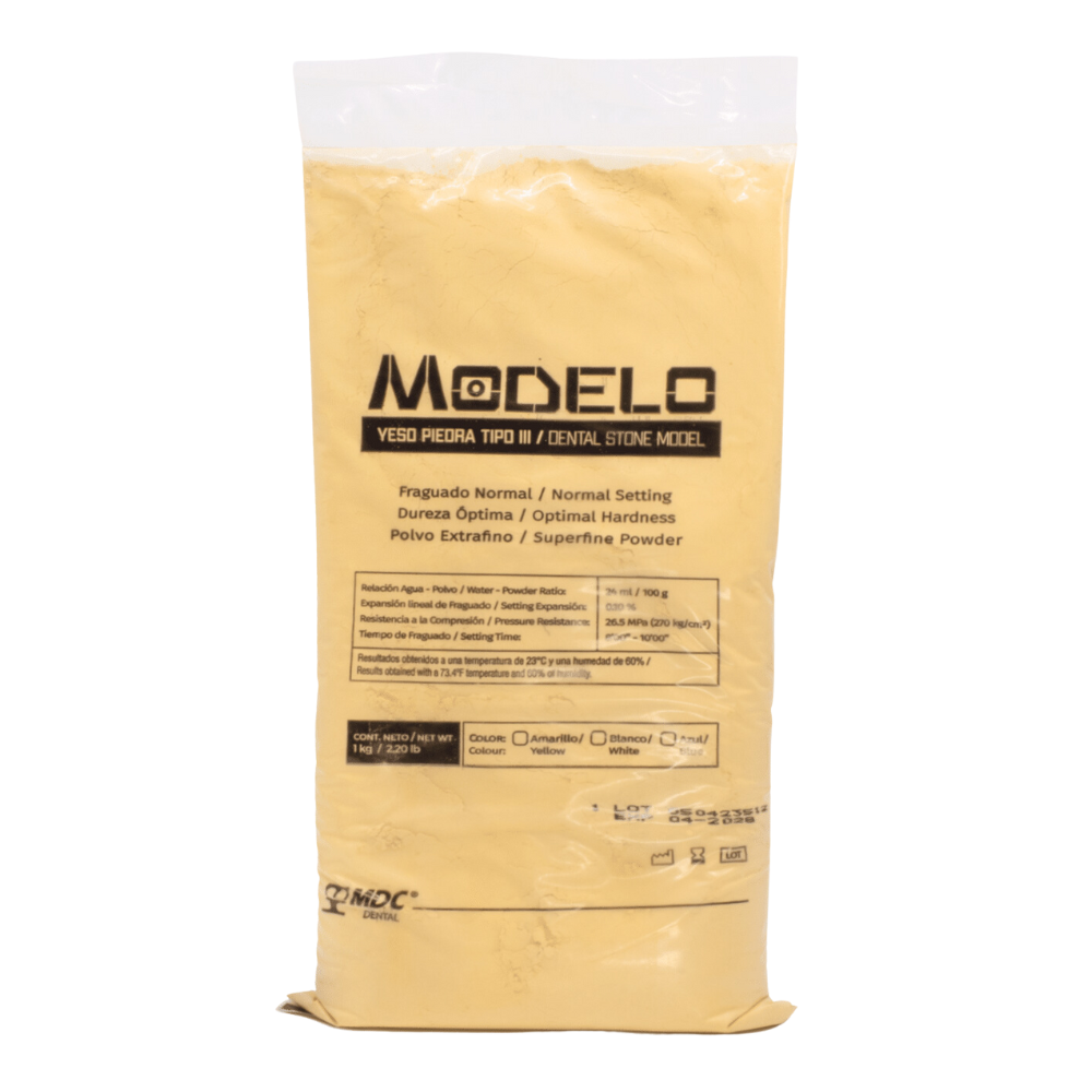 Modelo 1kg Yeso Piedra Tipo 3