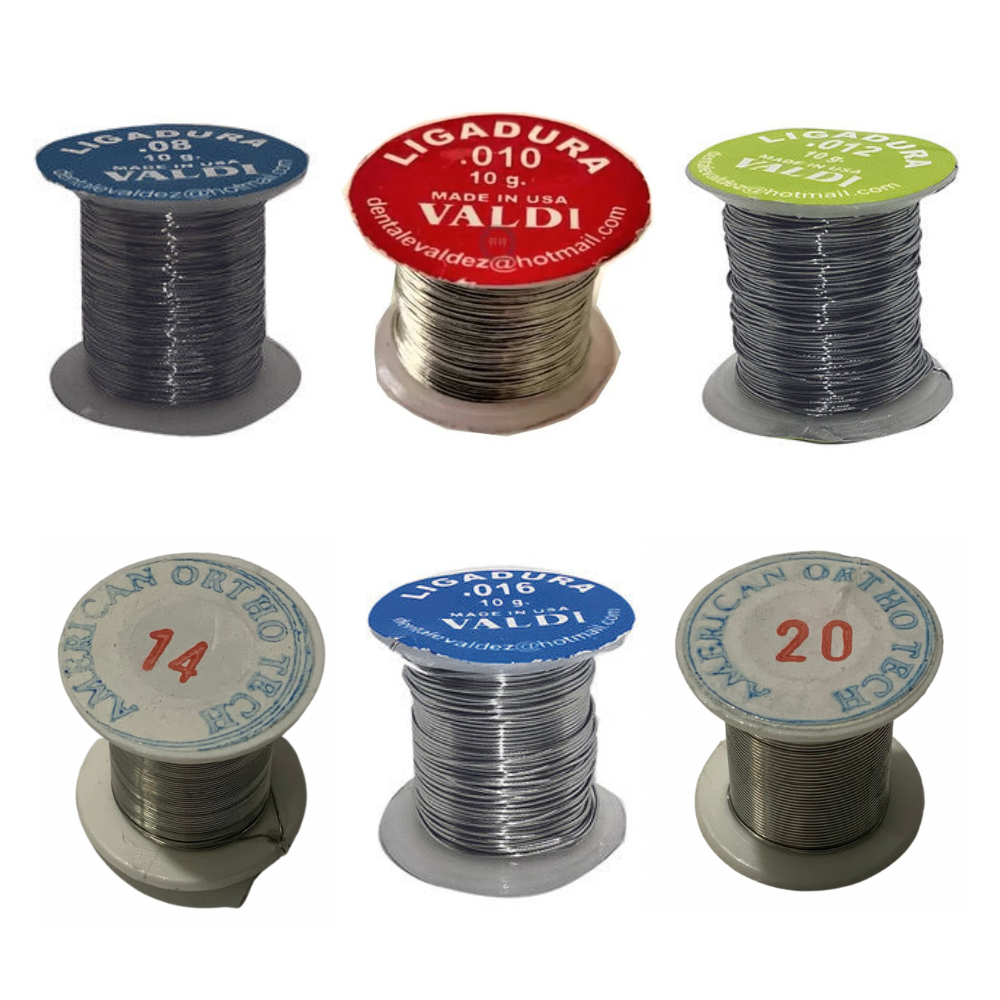Alambre Rollo Ligadura Acero inoxidable 10gr Valdi