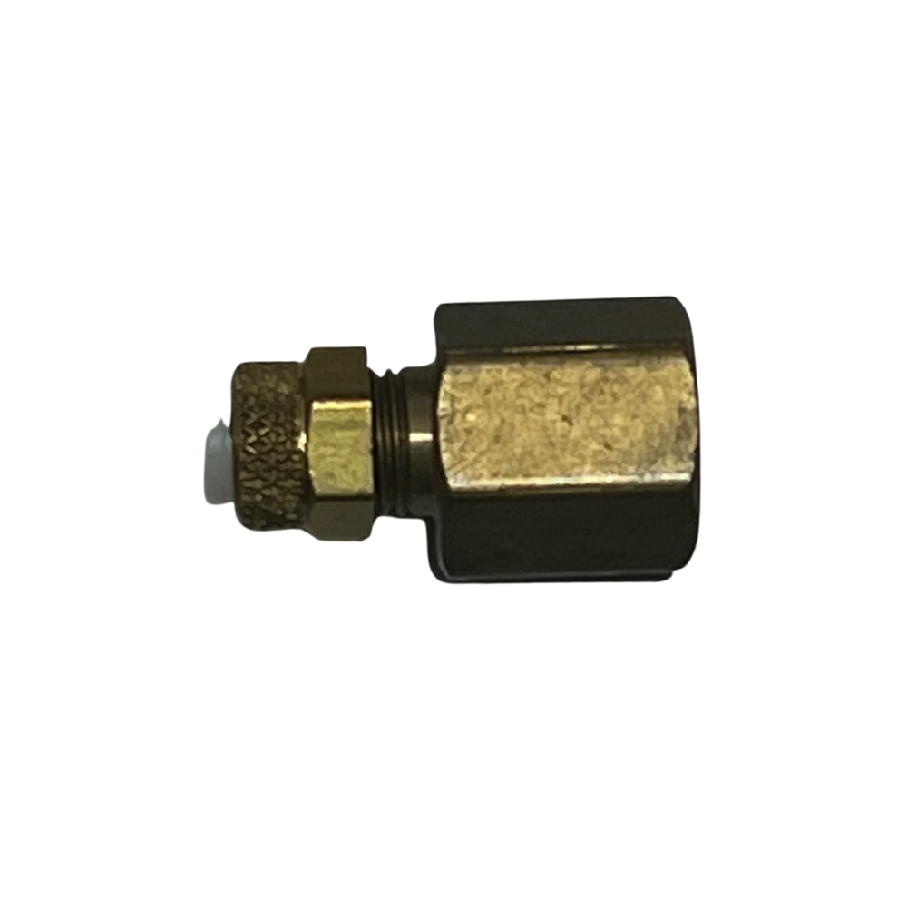 Conector Hembra 1/4" Tubo Compresión 1/4" (Campana)
