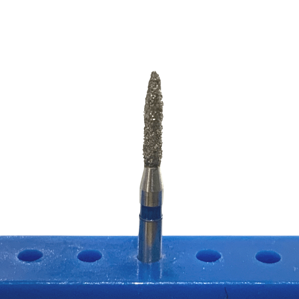 FO-41 Troncocónica Punta Dos Aguas Fresa Diamante Grano Medio Pza DT