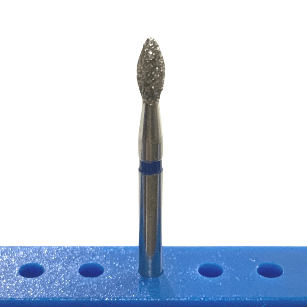 FO-X32 Flama Tallo Largo Fresa Diamante Grano Medio Pza DT