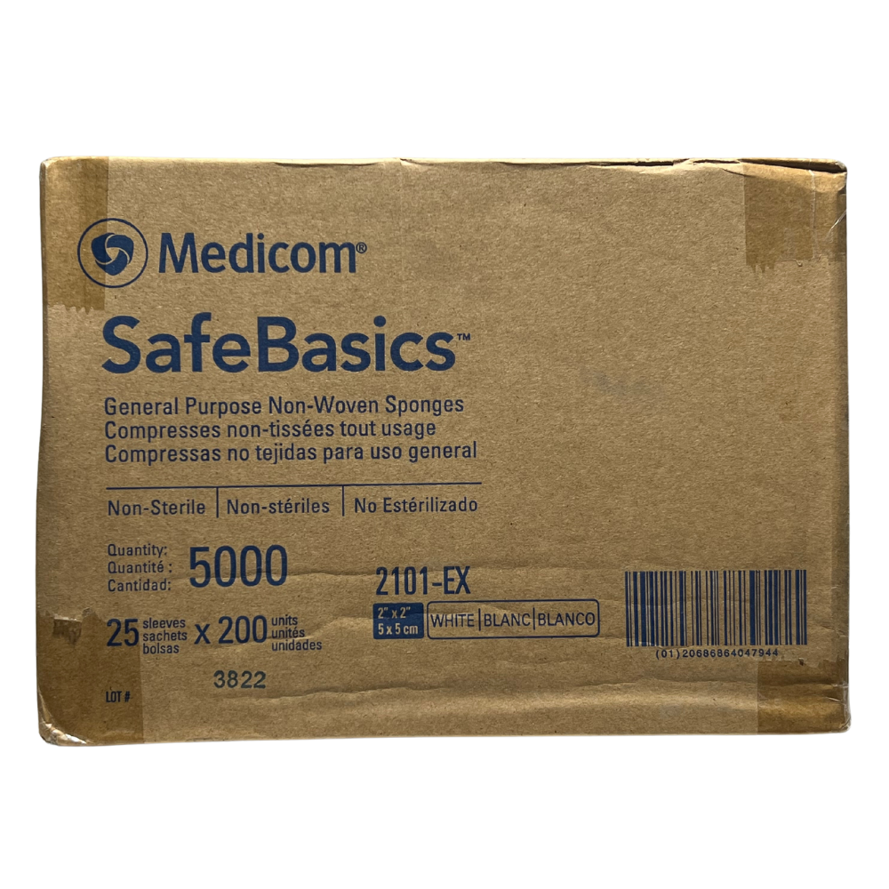 Gasas Caja C/25 (200 pz C/U) Medicom