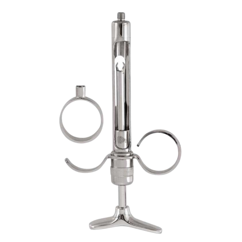 Carpule Tipo Bayer (Sopira) Jeringa C/ Suctor Espiral Anillo y Muleta Orsa
