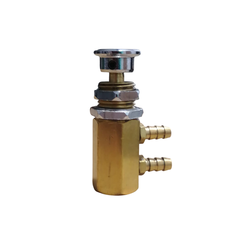 Llave De Paso 1/4" Botón FijoDent