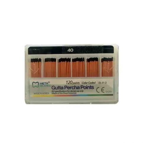 Gutapercha E&Q Plus Conicidad .04 Meta Biomed