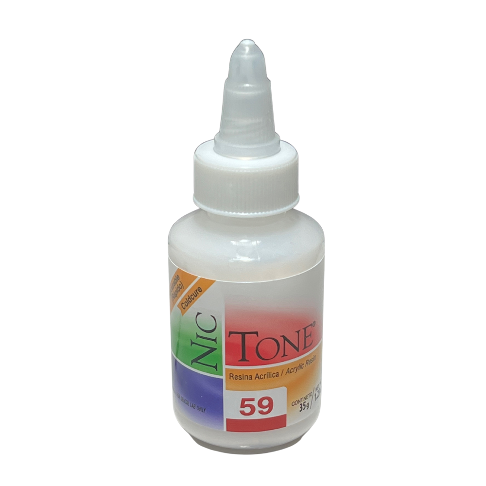 Nic Tone 35gr Rapido Acrílico Polvo (Polimero Autocurable)