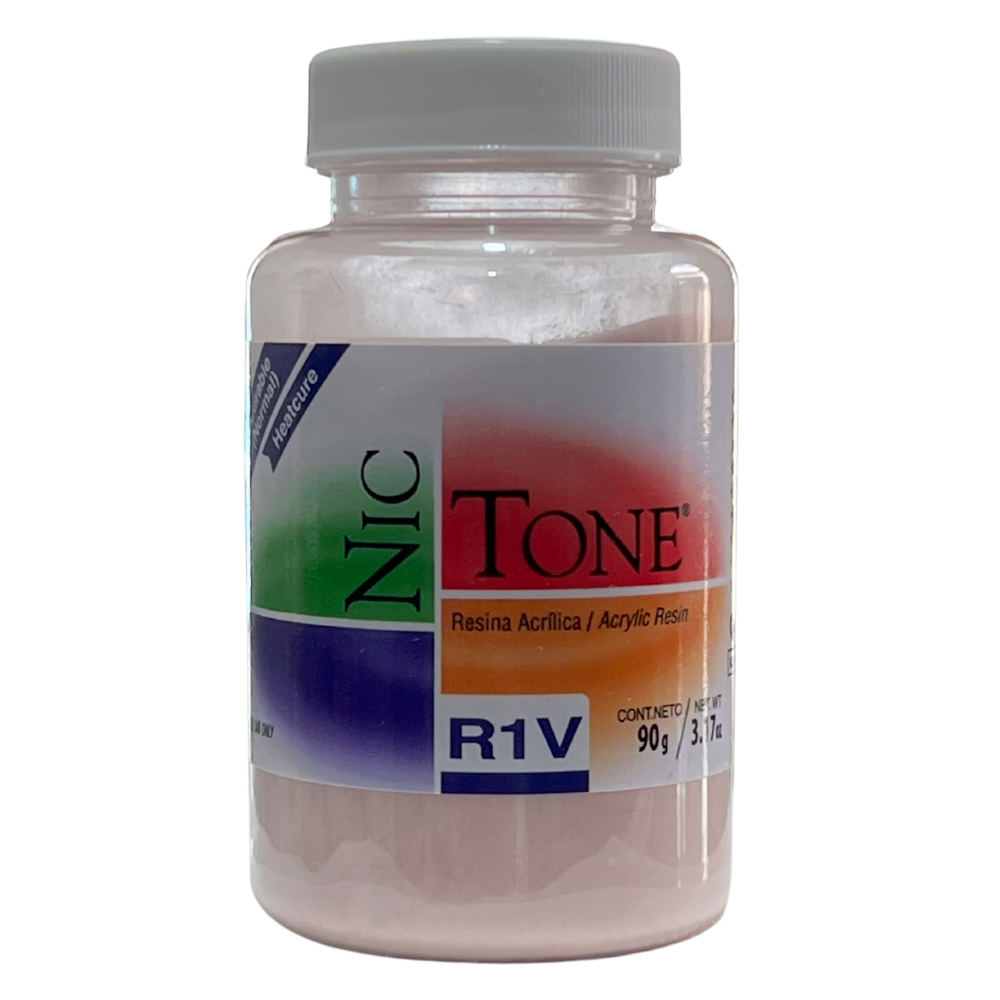 Acrílico Lento 90gr Polvo (Polimero Termocurable) Nictone