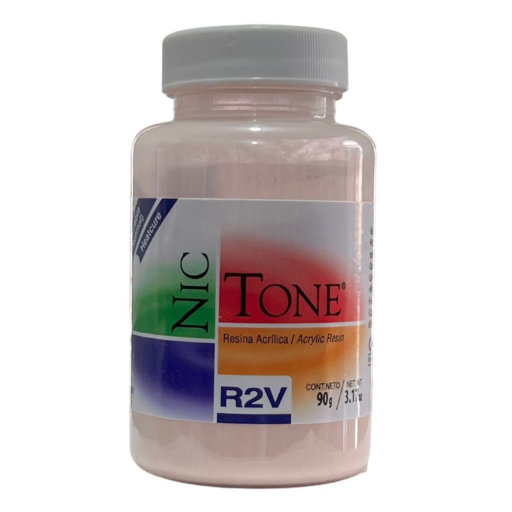 Acrílico Lento 90gr Polvo (Polimero Termocurable) Nictone