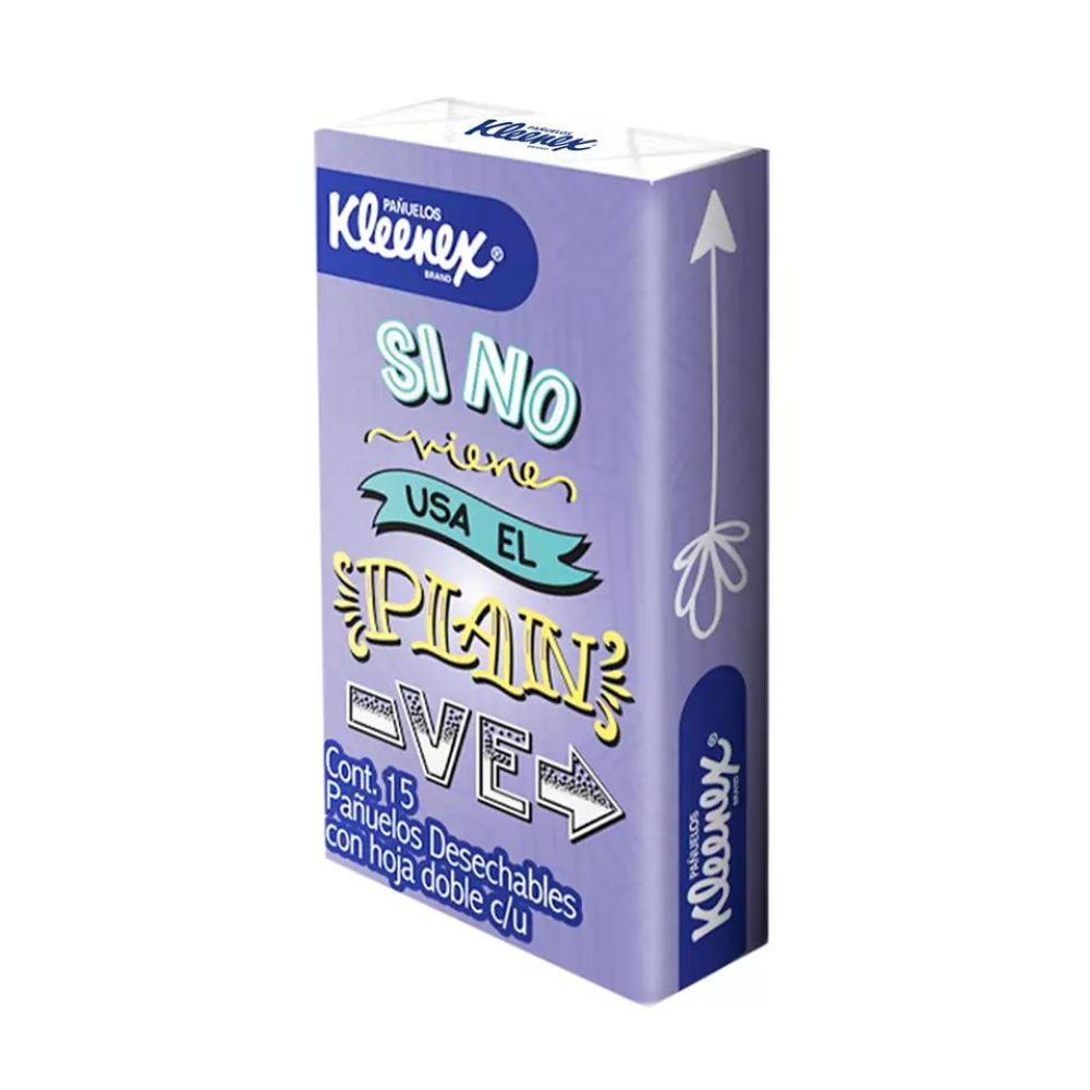 Panuelos Kleenex C/15 (Bolsillo)