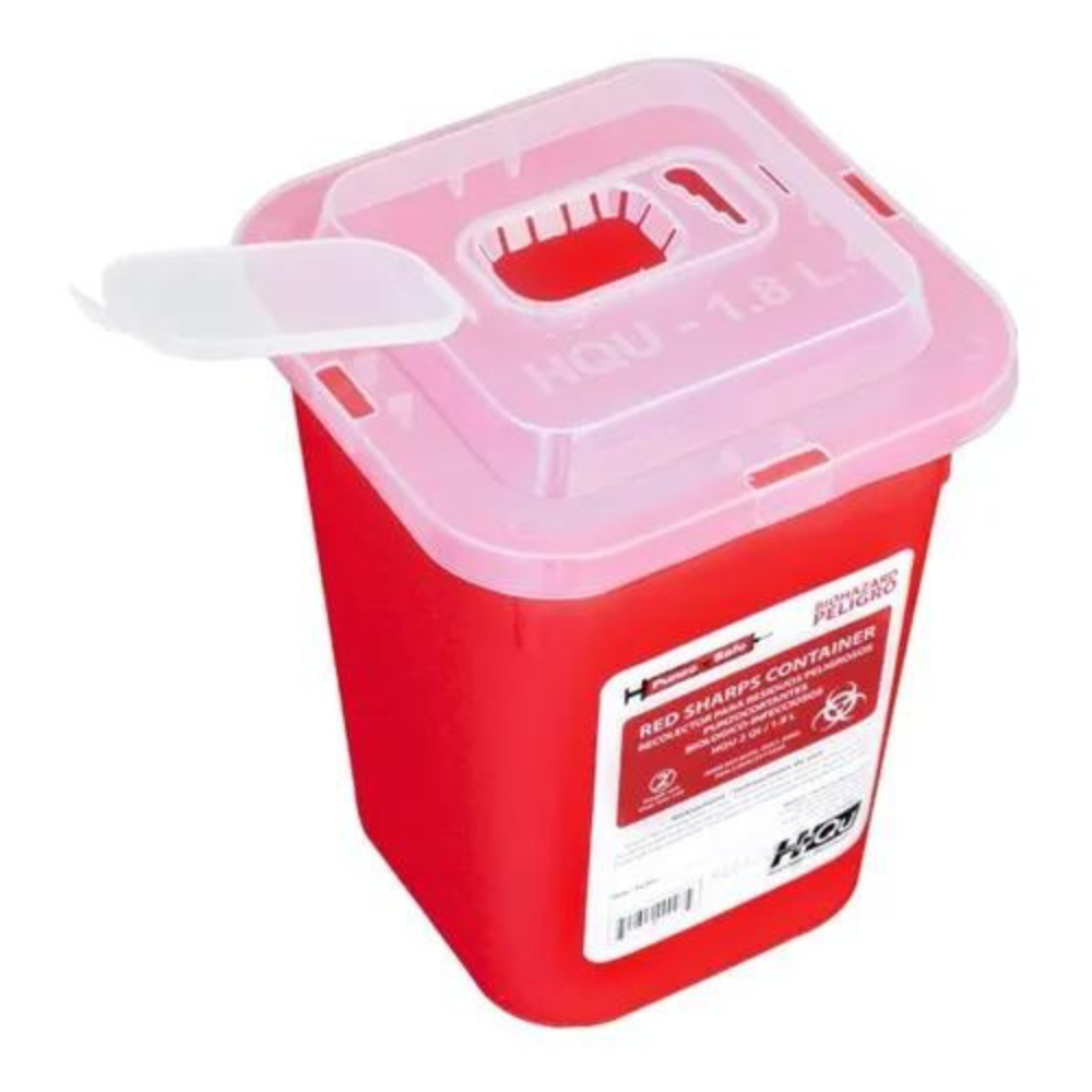 Recolector Punzocortantes 1.8 Lt. (Rojo) HQU