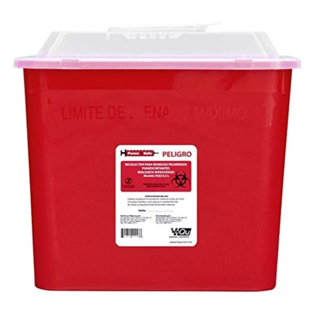 Recolector Punzocortantes 8.5 Lt. (Rojo) HQU