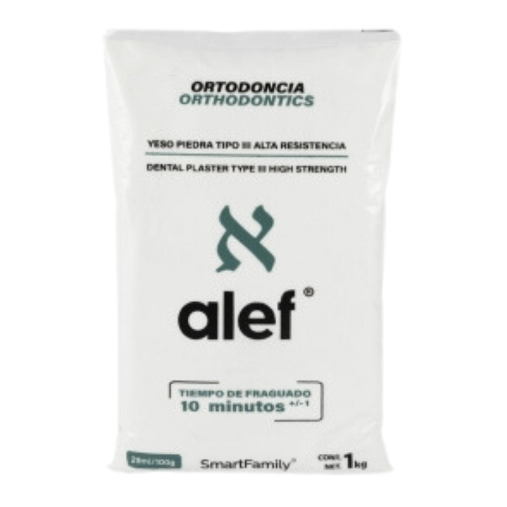 Yeso Ortodoncia Alef 1 Kg (Tipo III)