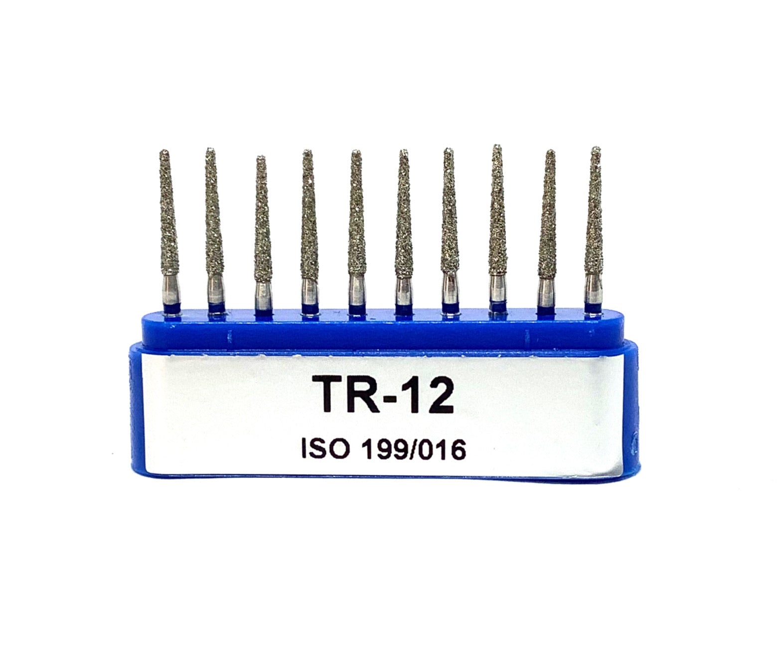 TR-12 Troncocónica Redondeada Grano Fresa Diamante Medio 10 pz. DT
