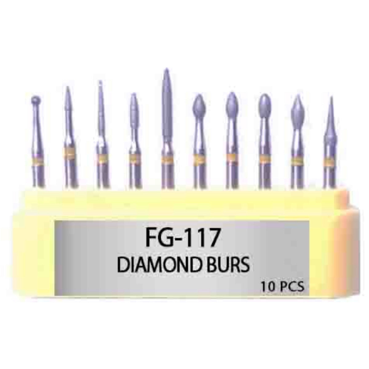 Kit FG-117 Fresas Reparacion Resinas DT