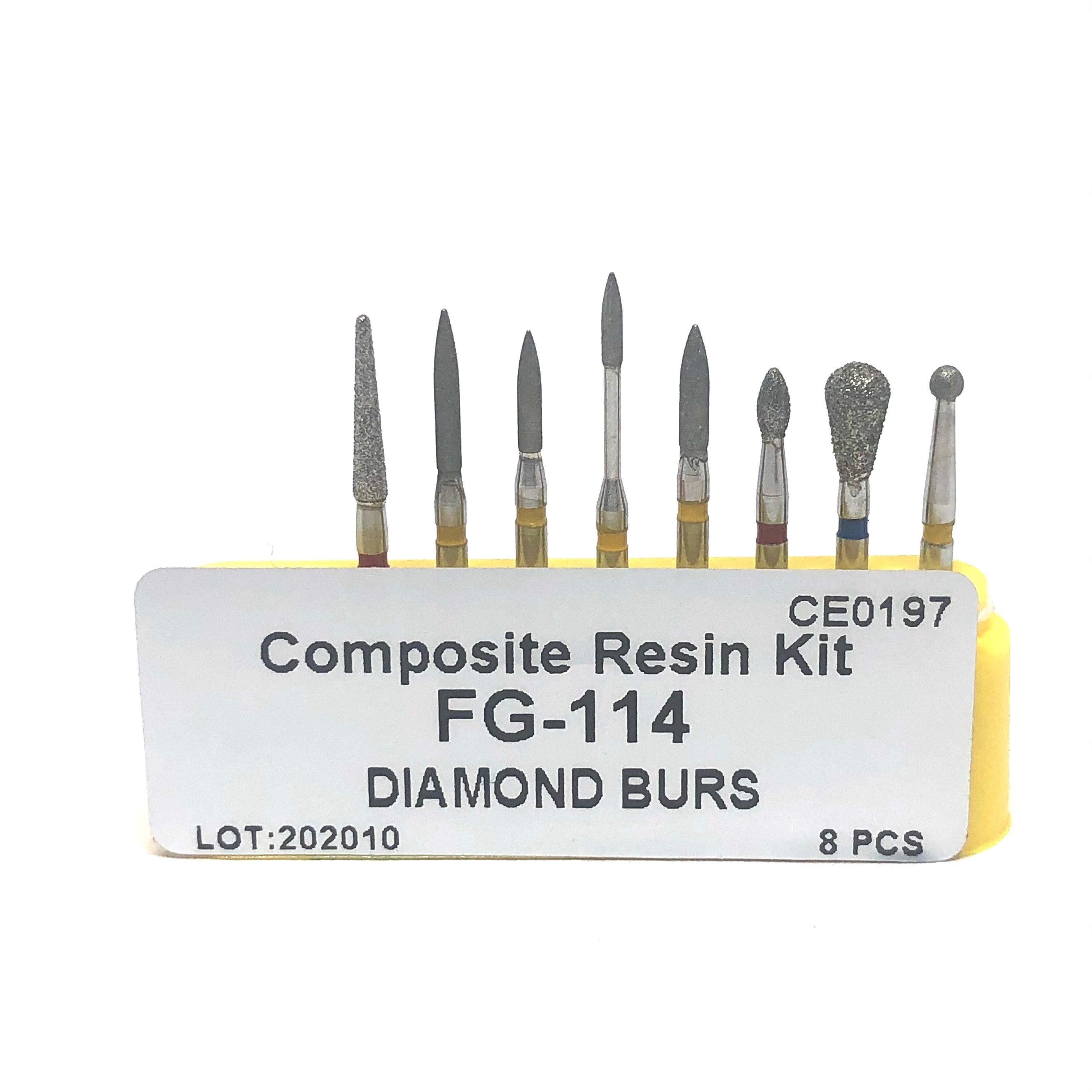 Kit Fresas FG-114 Resinas (Composite) DT