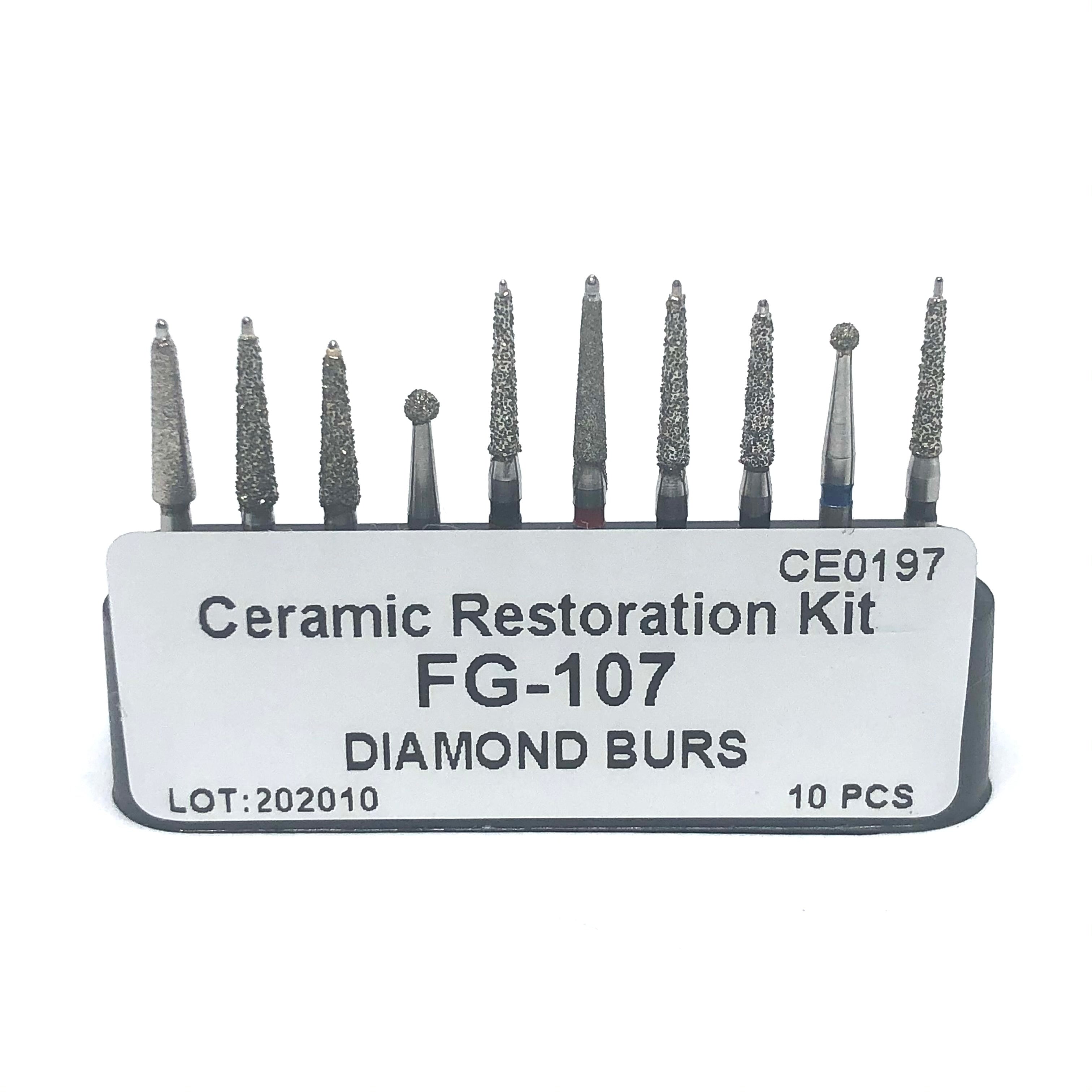 Kit Fresas FG-107 Reparacion Ceramicas DT