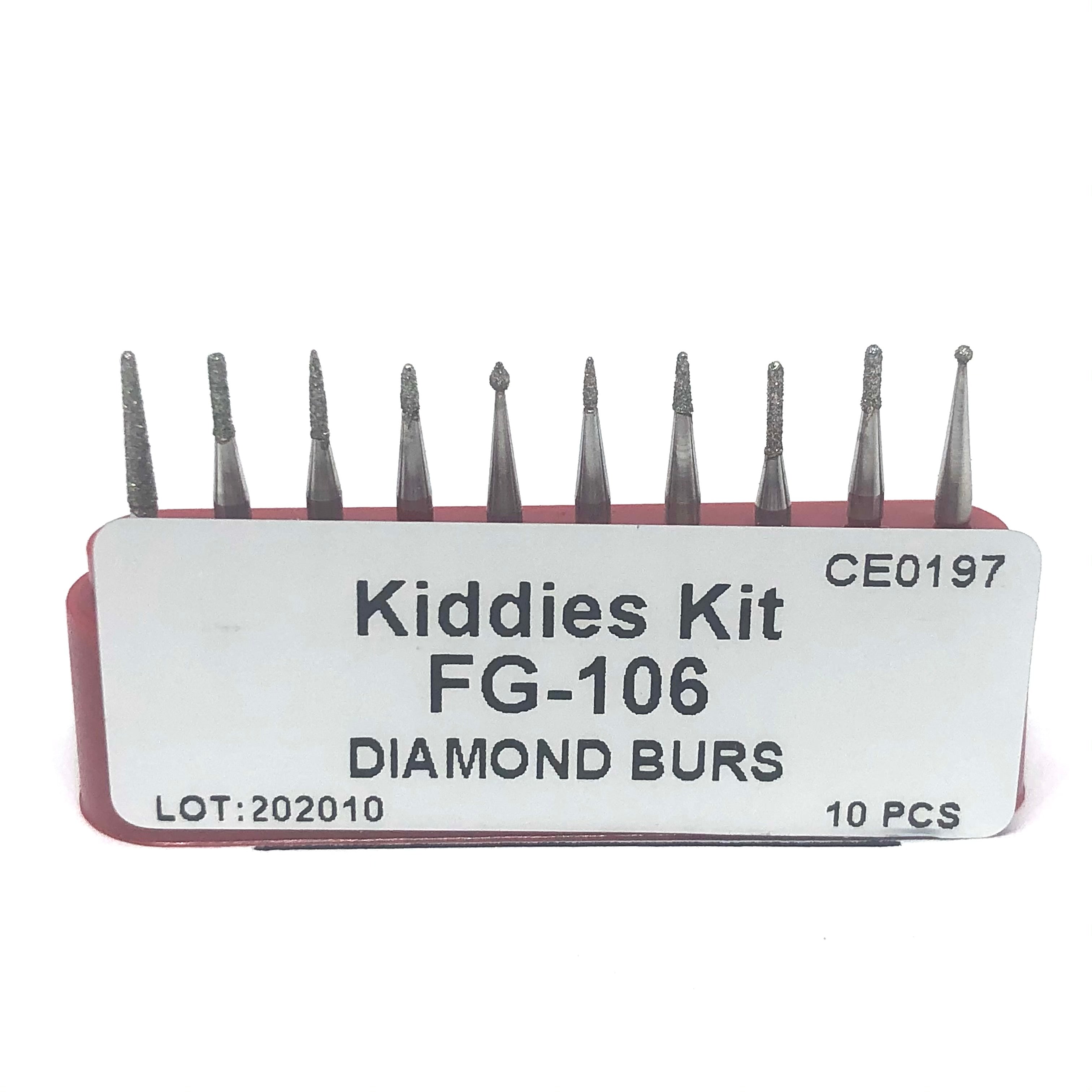 Kit Fresas FG-106 Pediatrico (Infantil) C/10 DT