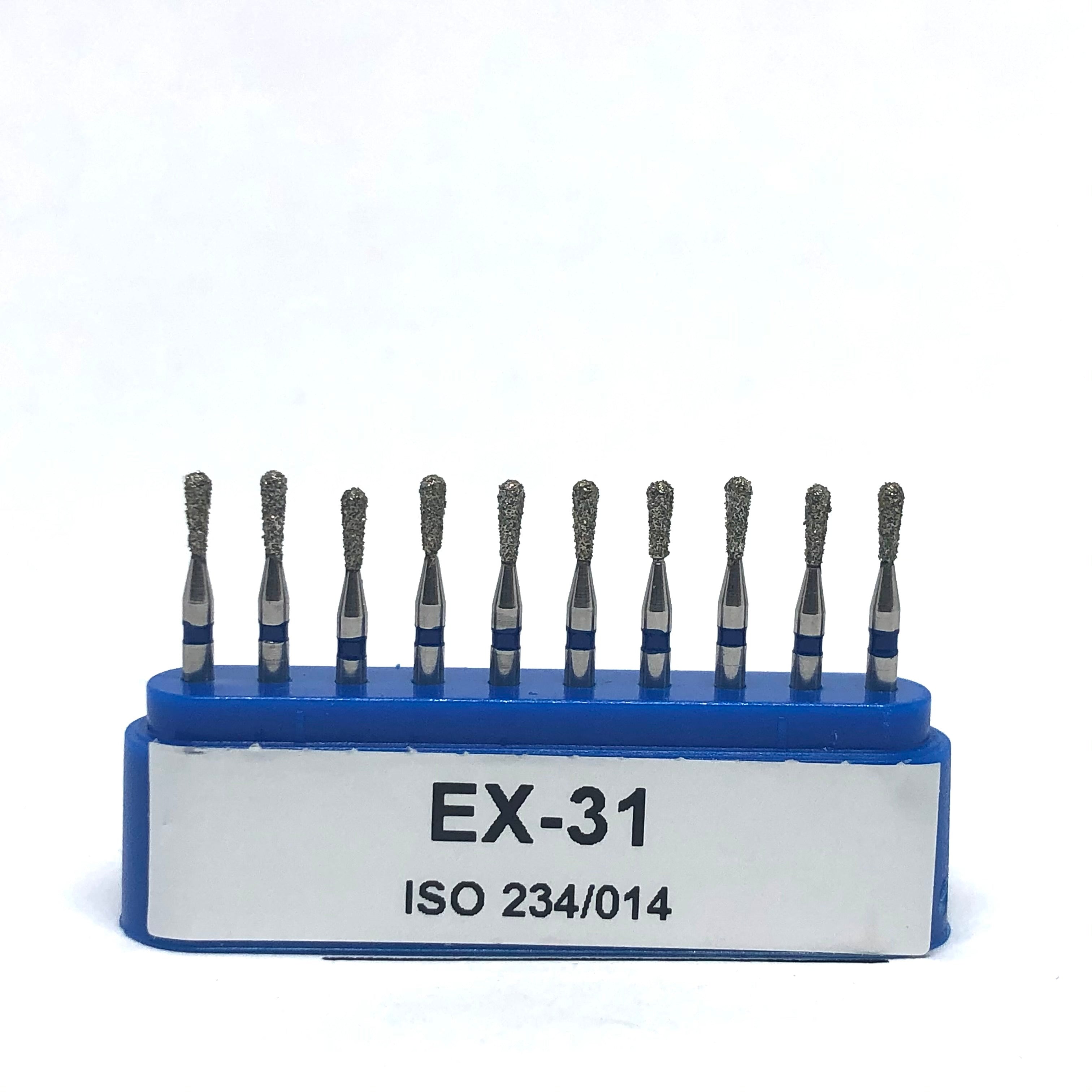 EX-31 Pera Fresa Diamante Grano Medio C/10 DT