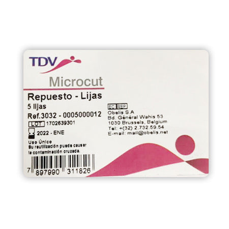 Microcut Repuestos 5 Lijas TDV