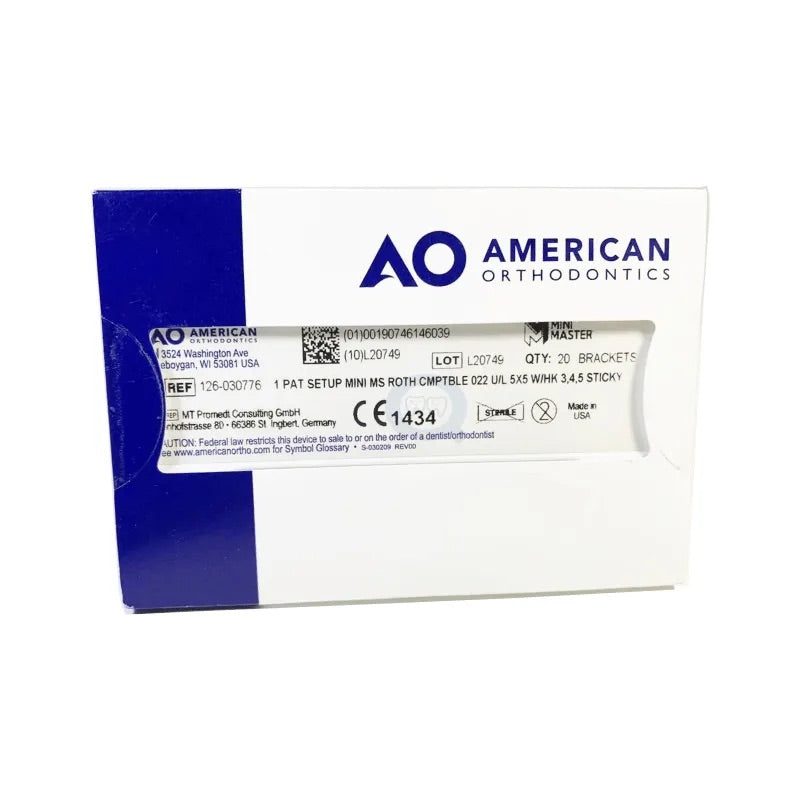 Brackets Roth Mini AO Juego American Orthodontics