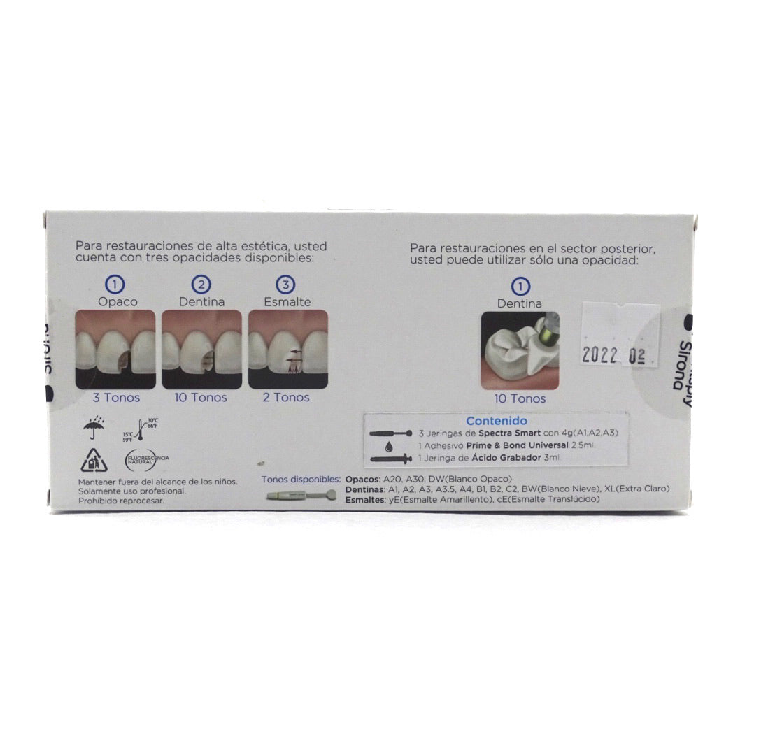 Resina Spectra Smart Starter Kit 3 jeringas Dentsply Sirona