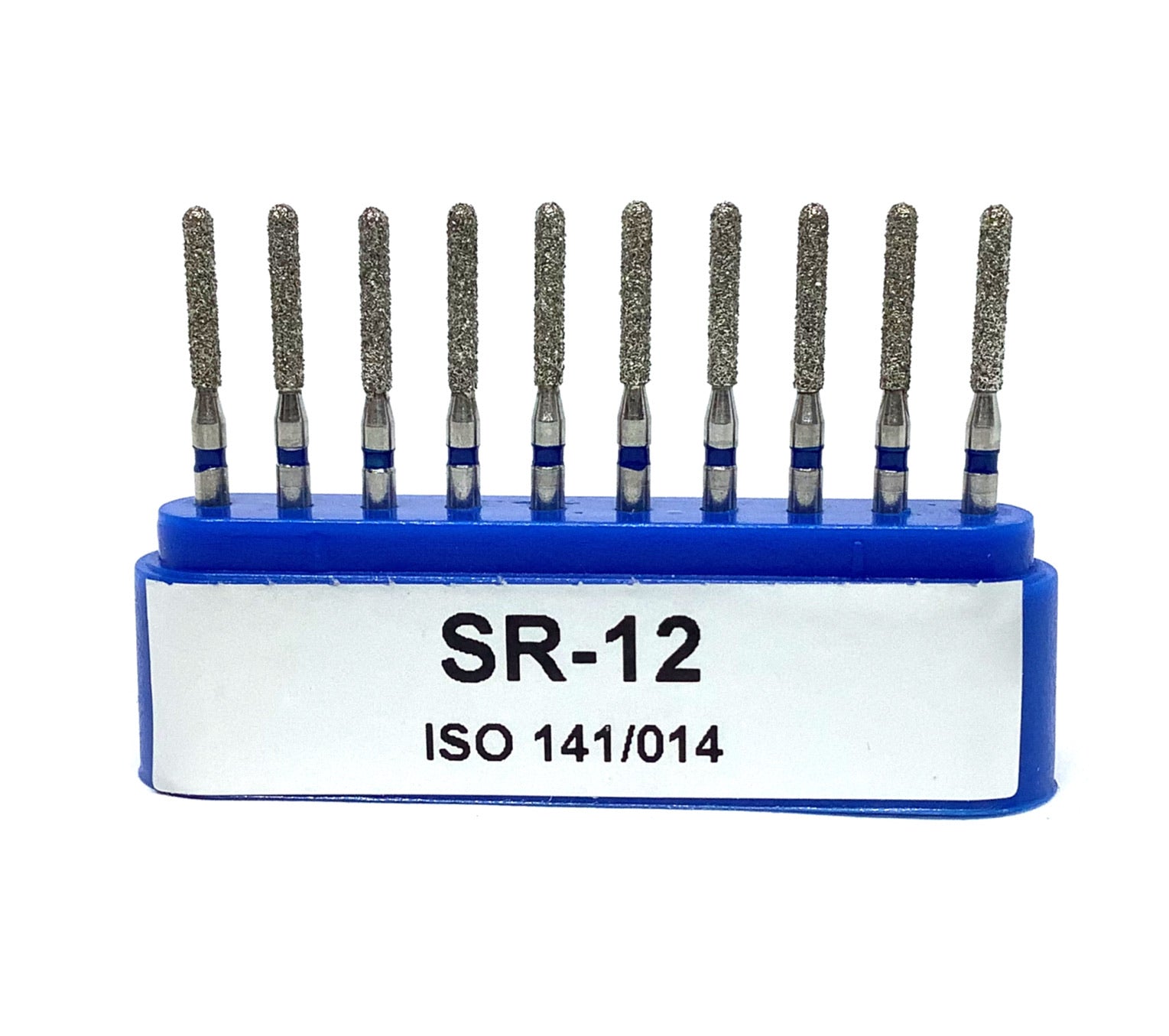 SR-12 Troncocónica Redondeada Fresa Diamante Grano Medio C/10 DT