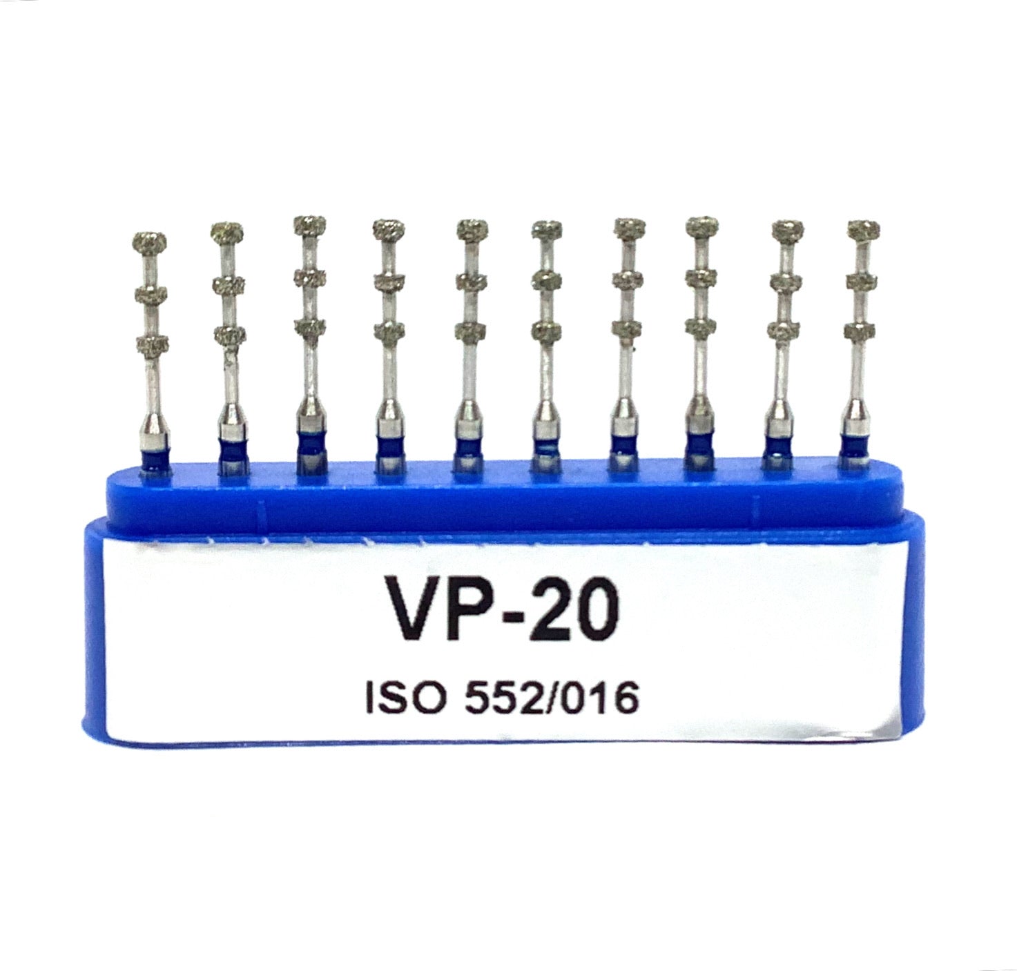 VP-20 Carillas Fresa Diamante Grano Medio 10 pz. DT