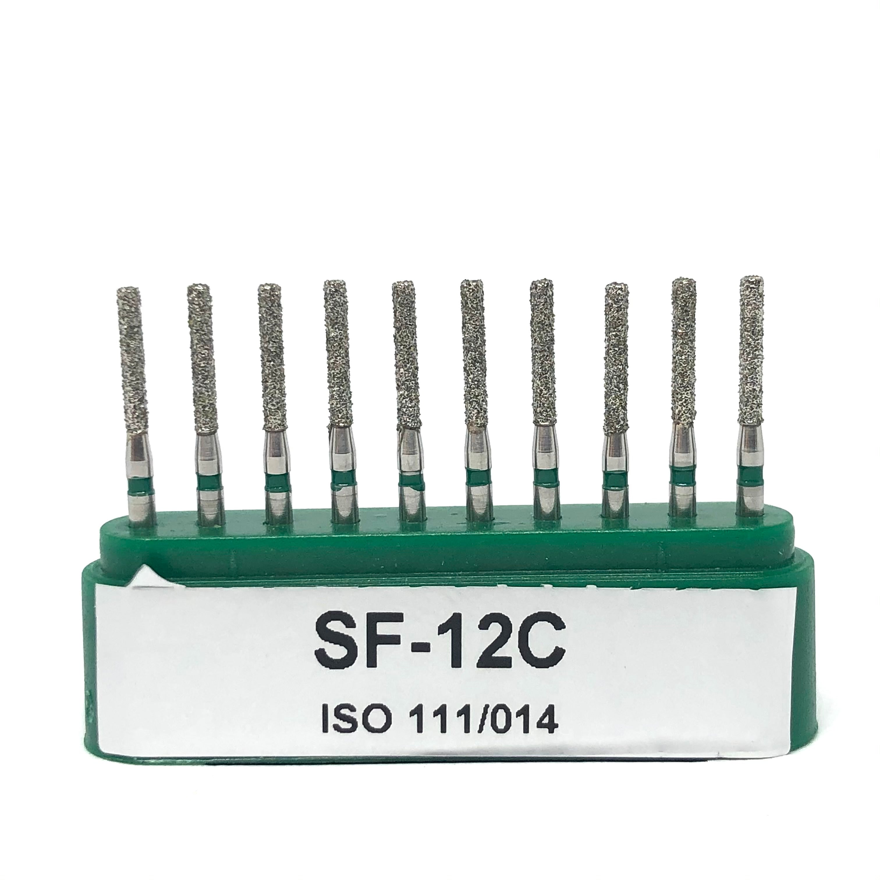 SF-12C Cilíndrica Fresa Diamante Grano Grueso C/10 DT