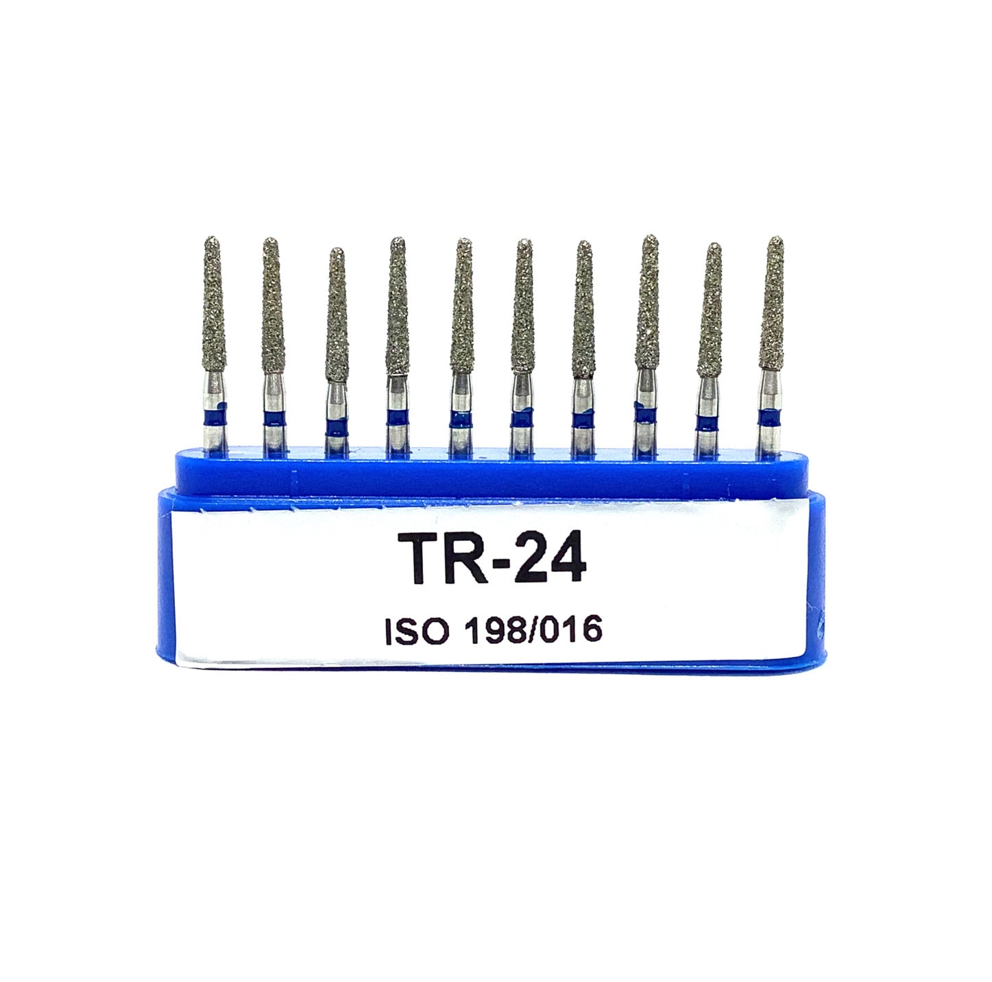 TR-24 Troncocónica Redondeada Fresa Diamante Grano Medio 10 pz. DT