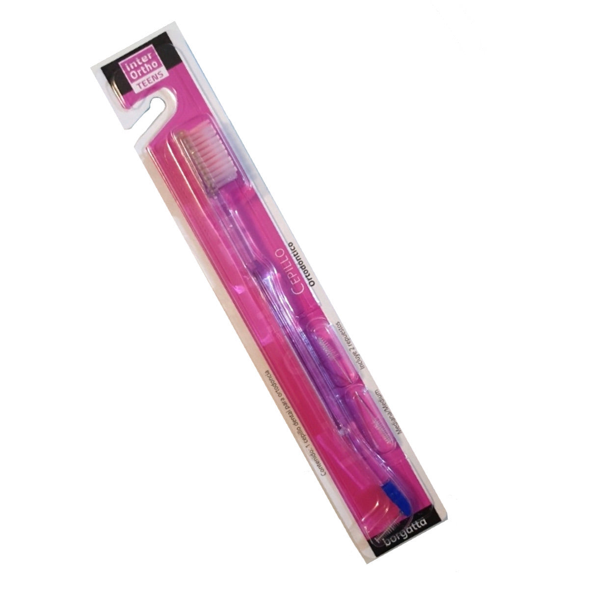 Cepillo Dental Ortodoncia Infantil Inter Ortho Teens Borgatta