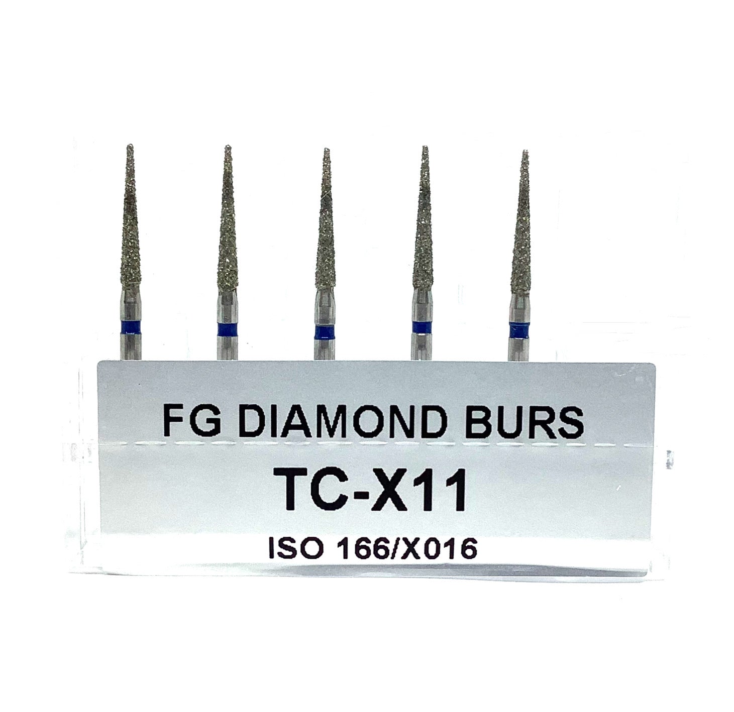 TC-X11 Tallo Largo Punta Lápiz Fresa Diamante Grano Medio C/10 pz. DT