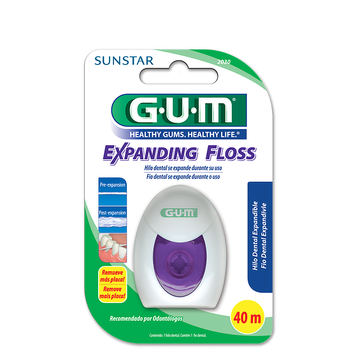 Hilo dental Expanding Floss 40m Gum