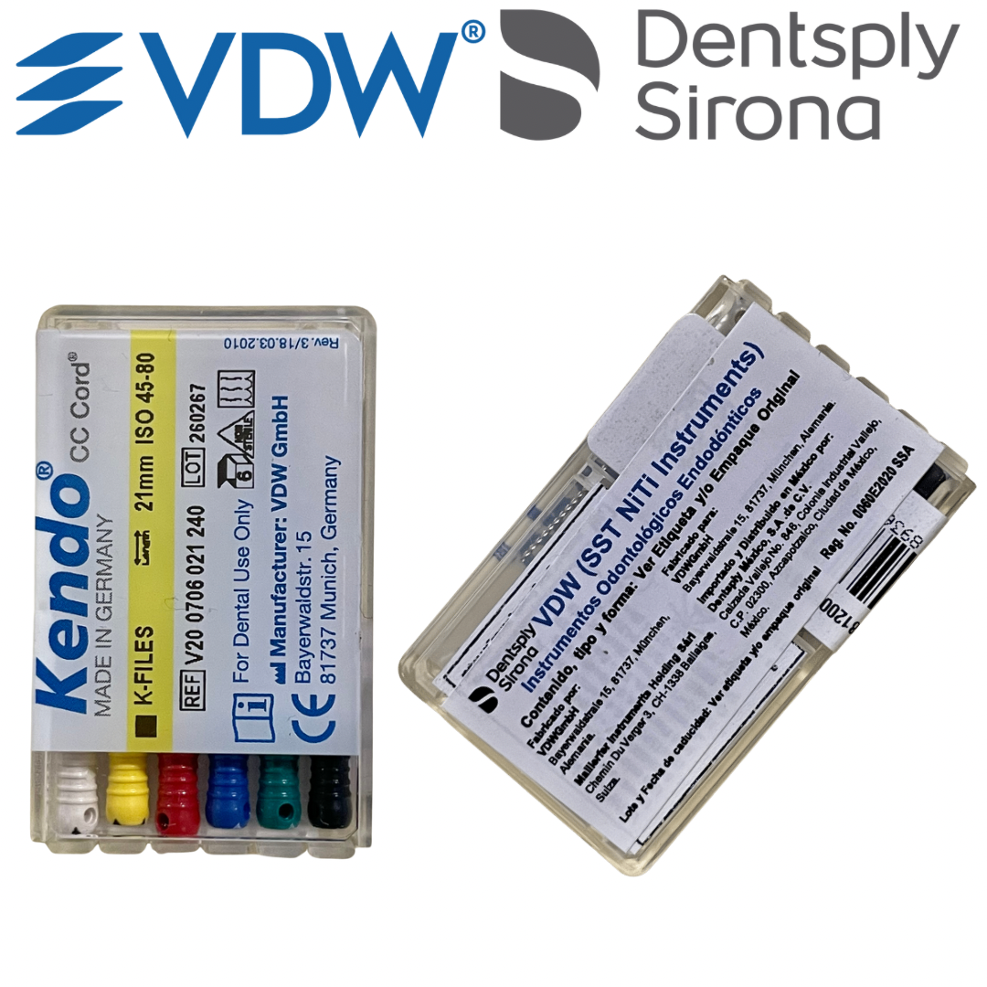 Limas Hedstroem 6 pz Kendo VDW/Dentsply Sirona
