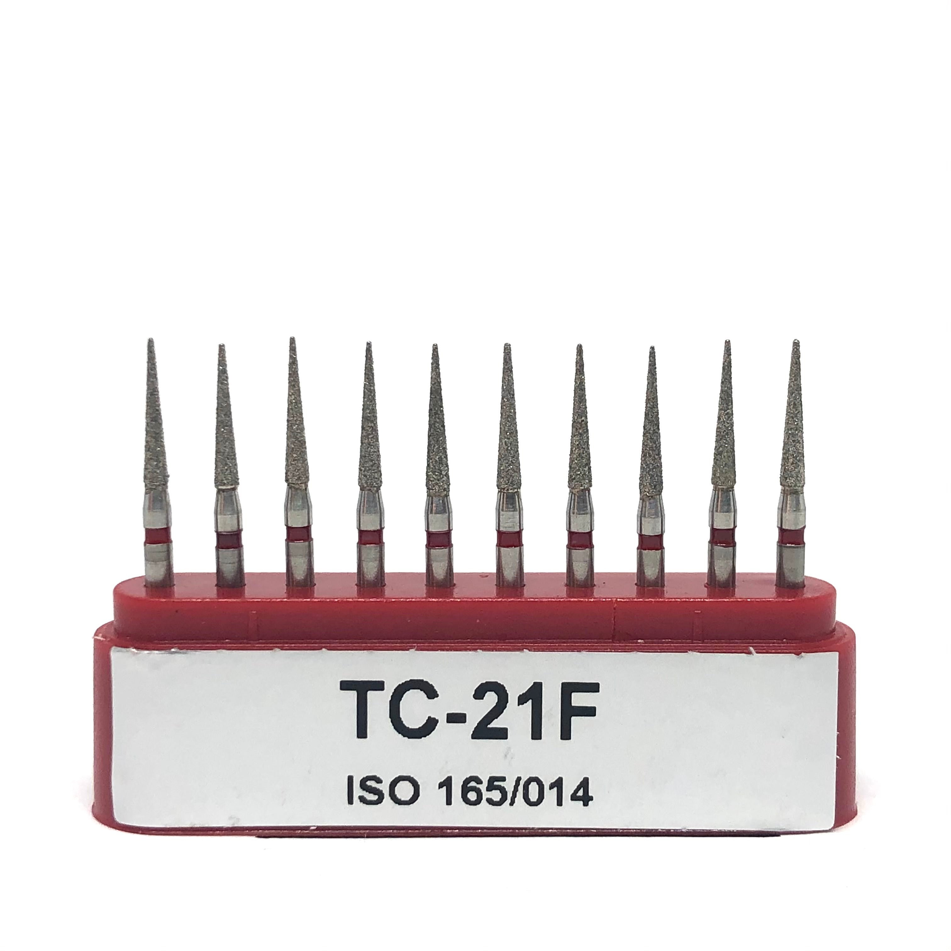 TC-21F Punta Lápiz Fresa Diamante Grano Fino C/10 DT