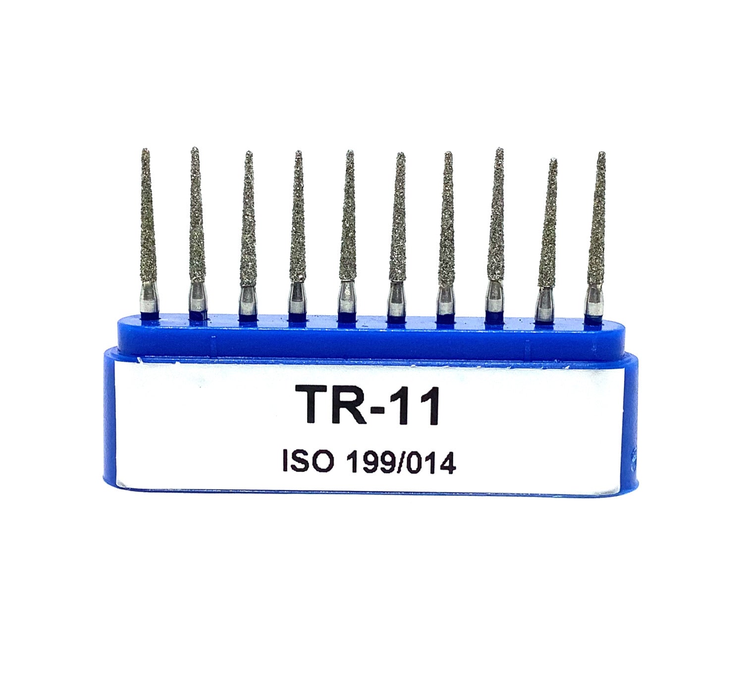 TR-11 Troncocónica Redondeada Fresa Diamante Grano Medio 10 pz. DT