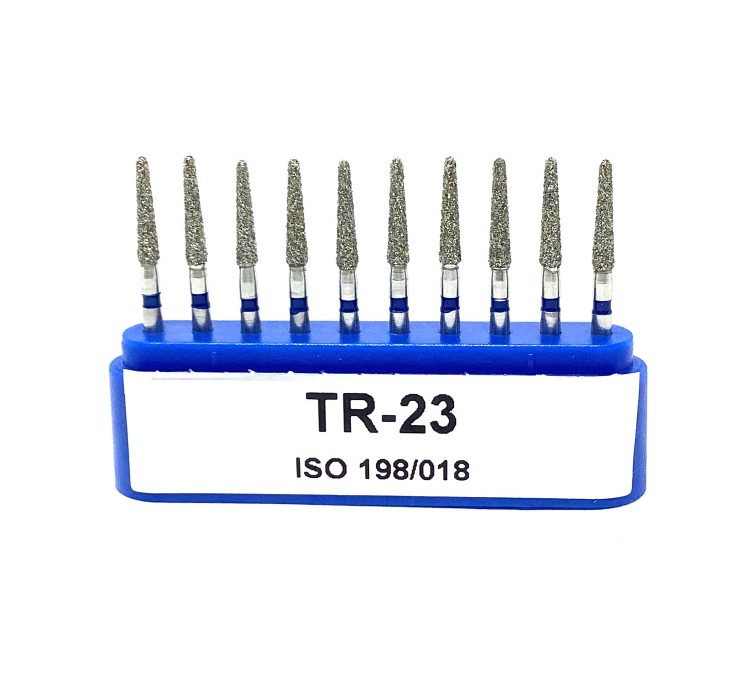 TR-23 Troncocónica Redondeada Fresa Diamante Grano Medio 10 pz. DT