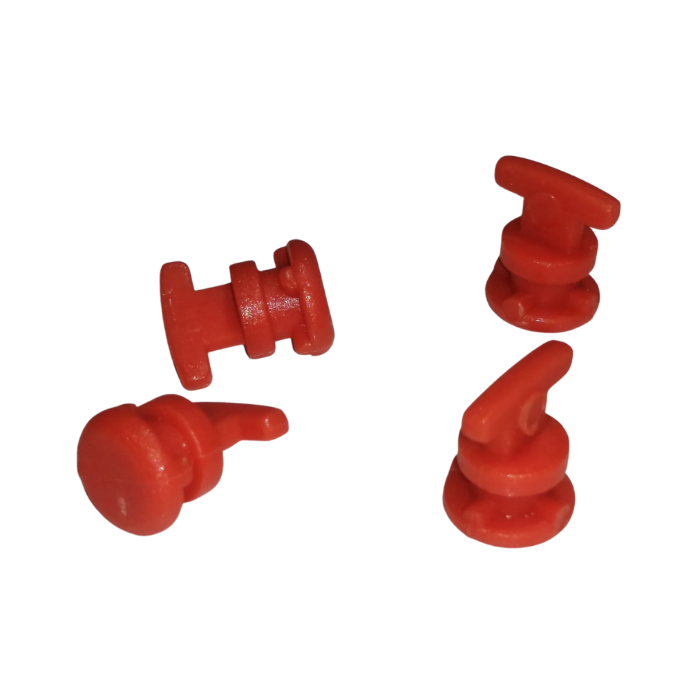 Pin Plástico Rojo Cristofoli