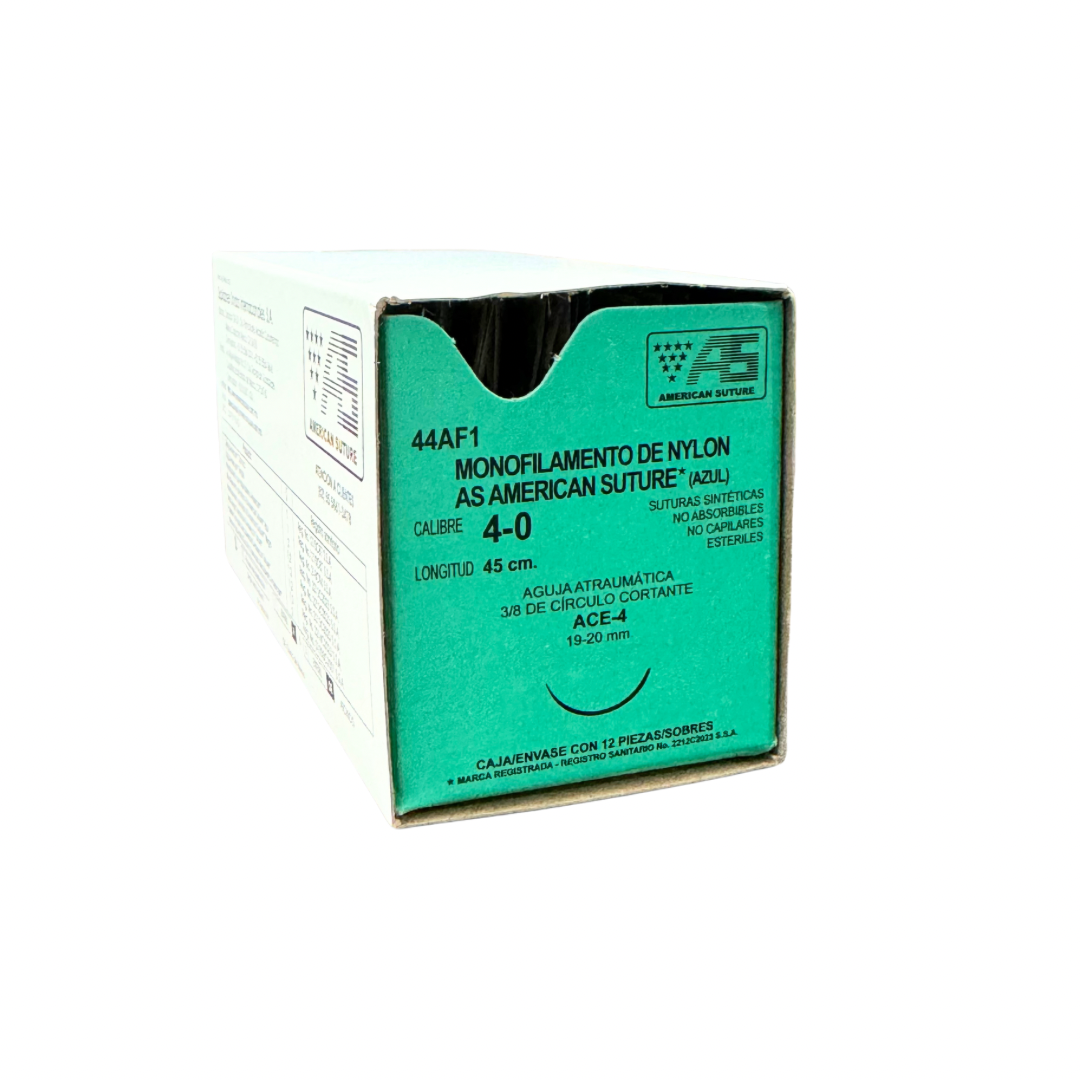 Sutura Nylon 4-0 12pz. American Suture