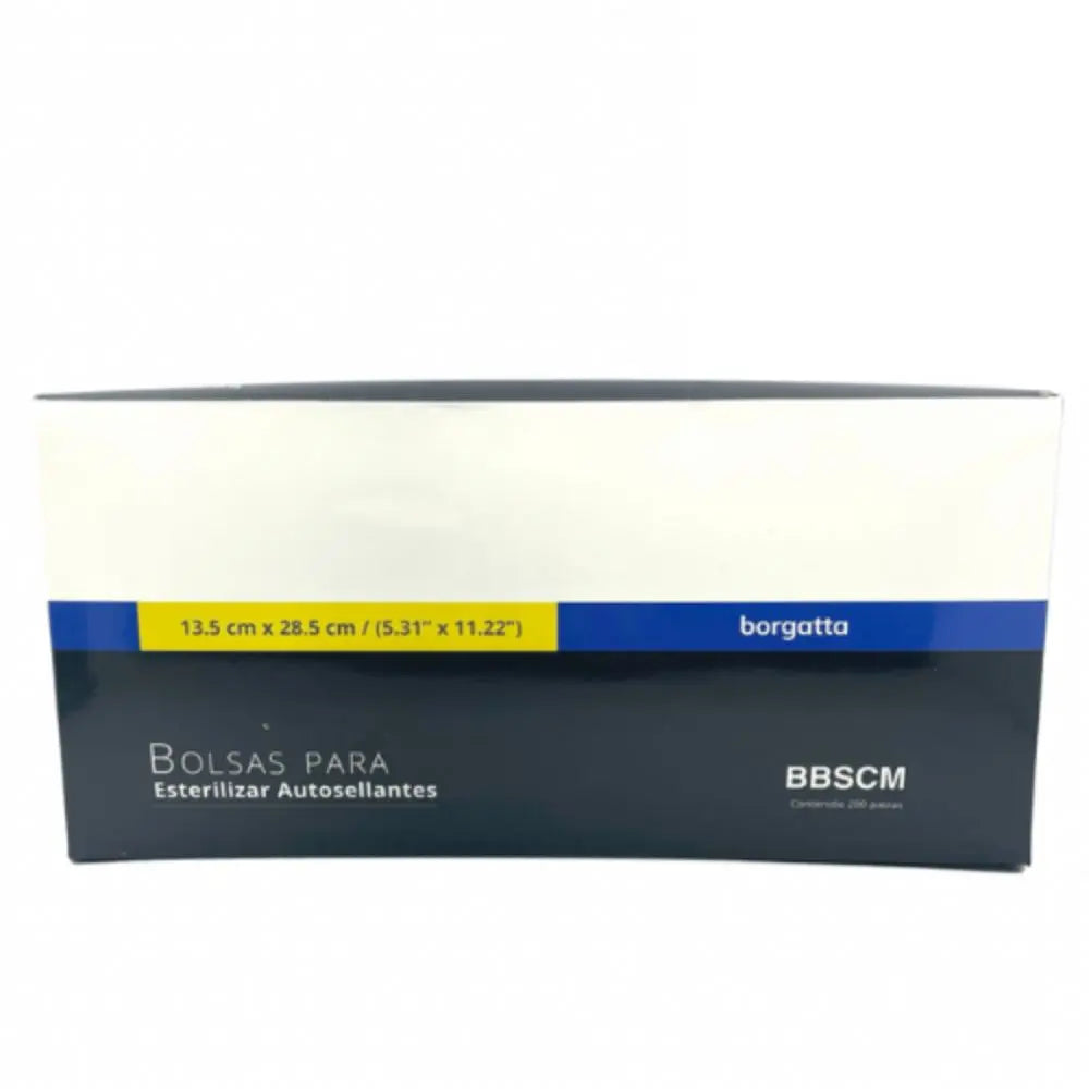 Bolsa 5 1/3" X 11 1/4” (13.5 X 28.5 cm) C/200 P/ Esterilizar Autoclave Borgatta