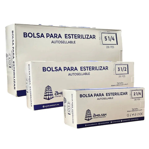 Bolsa Anelsam C/200 P/ Esterilizar En Autoclave