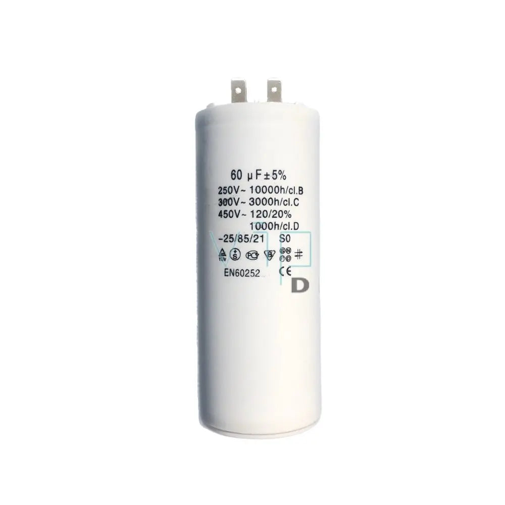 Capacitor 60 microfaradios 250v - 450v