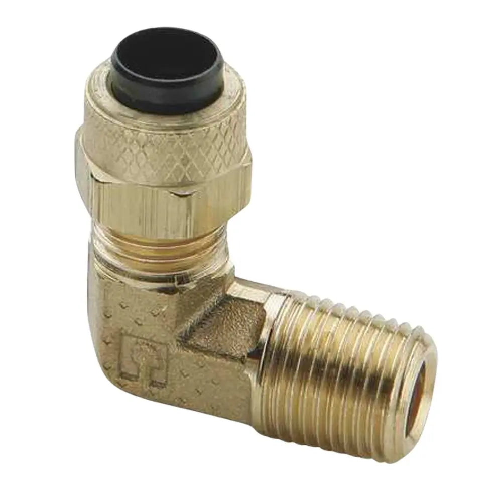 Empate Codo 1/4” NPT  X 1/4” poliflow