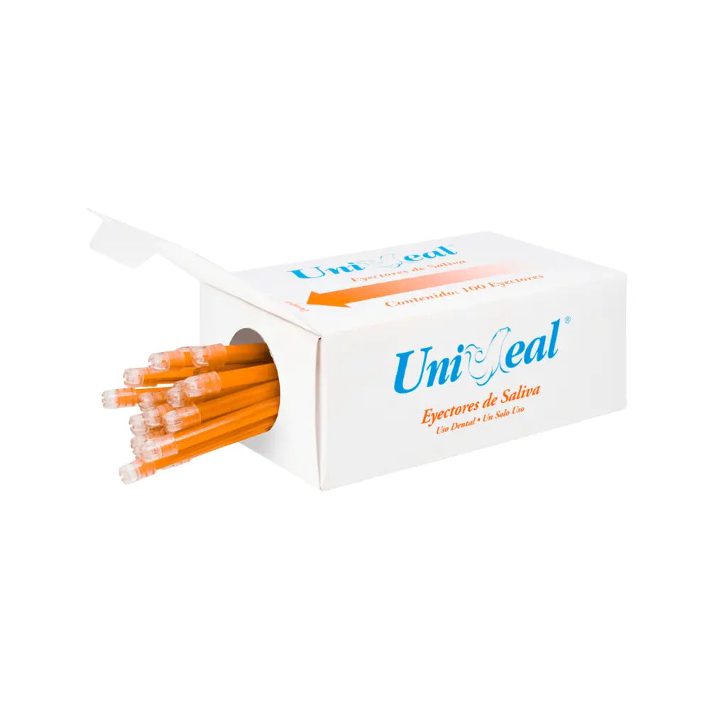 Eyectores De Saliva Colores C/100 Uniseal