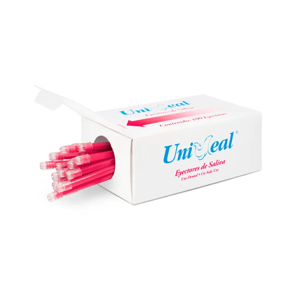 Eyectores De Saliva Colores C/100 Uniseal