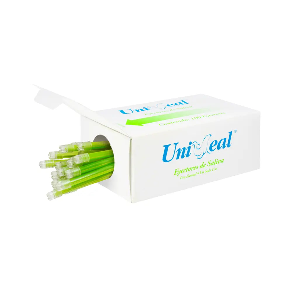 Eyectores De Saliva Colores C/100 Uniseal