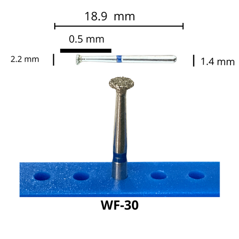WF-30 Rueda Fresa Diamante Grano Medio Pza DT