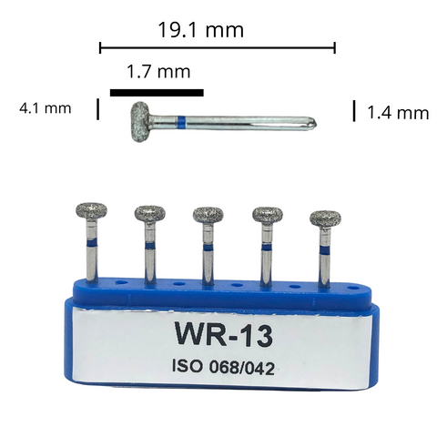 WR-13 Rueda Fresa Diamante Grano Medio 5 pz. DT