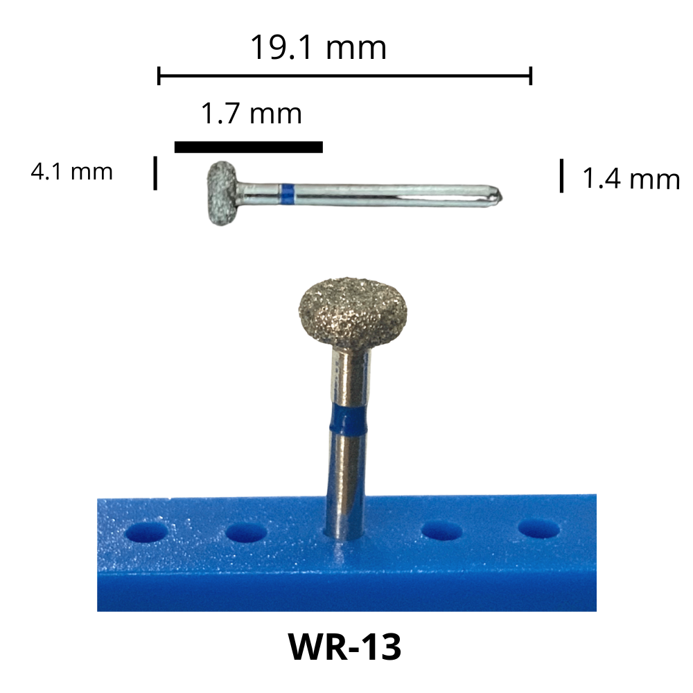 WR-13 Rueda Fresa Diamante Grano Medio Pza DT