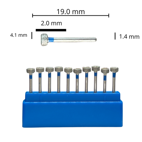 WR-45 Rueda Fresa Diamante Grano Medio C/10 DT